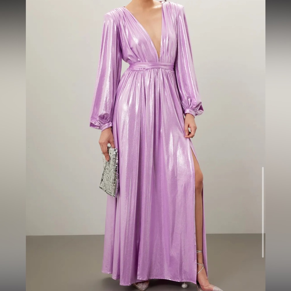 Bronx and Banco Zoe Lame Gown